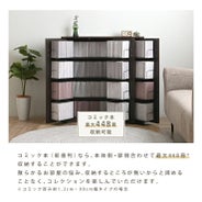 本棚 扉付き DVDラック ＜JS70＞ | SESAME家具インテリア