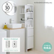 DOLLY（ドリー）すき間収納 完成品 幅30cmタイプ＜DOLLY/DOK160-30SS 